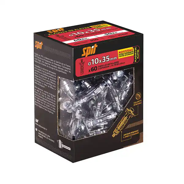 Commande En Gros Boîte de 60 Stellix D10x35mm + TR D5x40mm RED HEAD