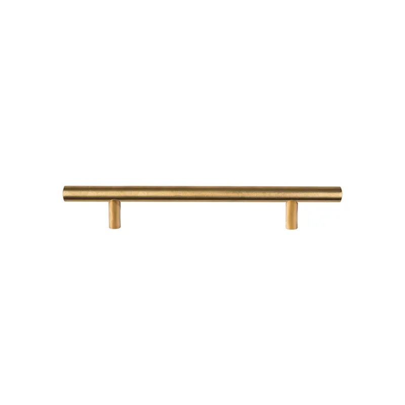 Promotion Poignée de meuble cylindrique inox laiton entraxe 128 mm REI