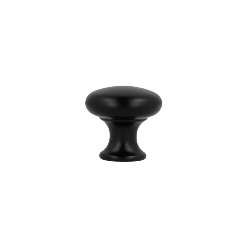 Super Prix Bouton de meuble rond noir mat diamètre 25 mm REI