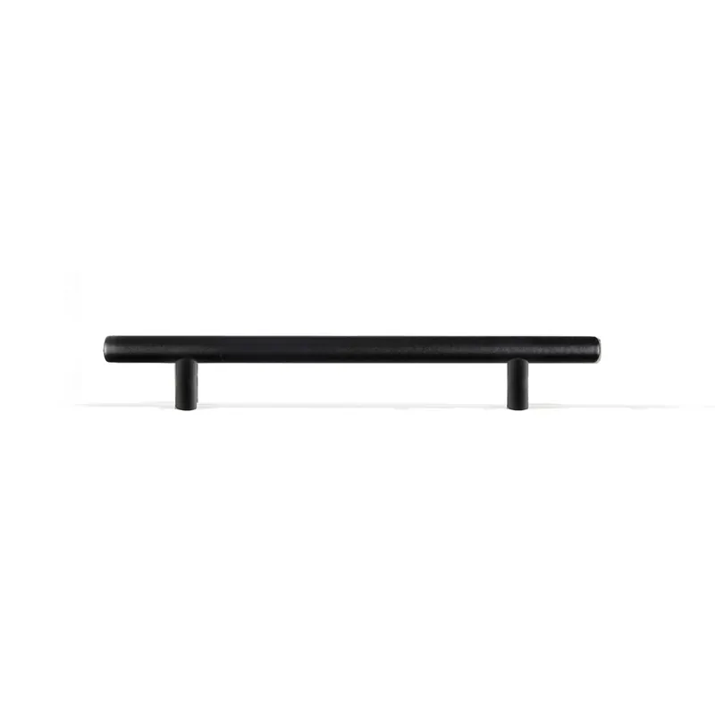 Meilleur Prix Poignée de meuble cylindrique inox noir mat entraxe 128 mm REI
