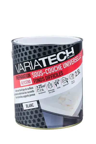 Sous-couche universelle glycéro - Mat - 2,5L VARIATECH Expédié Aujourd'hui