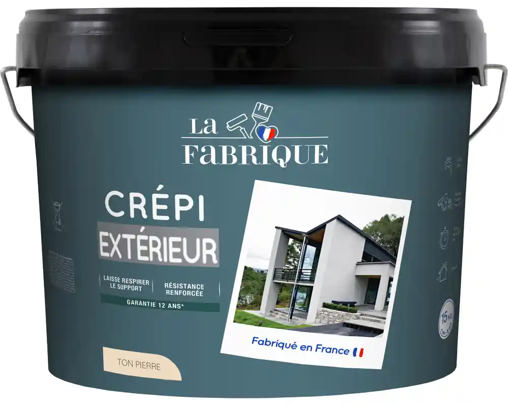 Commander Vite Crépi extérieur ton pierre 15 kg LA FABRIQUE