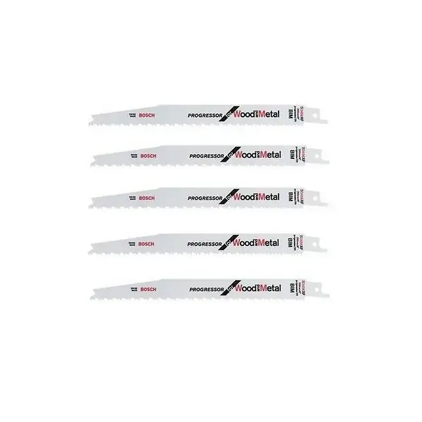 Lot de 5 lames de scie sabre S 3456 XF BOSCH 2608654406 pour bois et métal Quantité Limitée