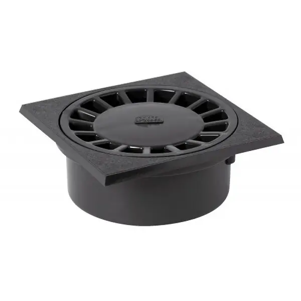 Siphon De Cour À Emboiture Incorporée 150x150 Gris Foncé Sortie 40/50/63 NICOLL Prix Cassé