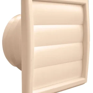 Clapet d‘aération d‘extérieur à volet carré couleur sable diamètre 155 mm AUTOGYRE Soldes