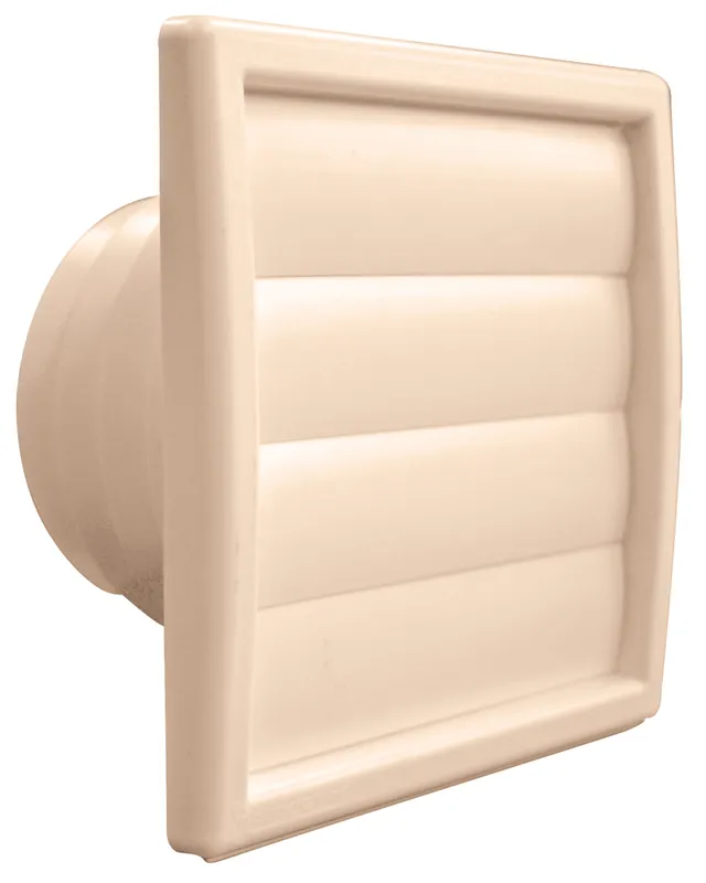 Clapet d‘aération d‘extérieur à volet carré couleur sable diamètre 155 mm AUTOGYRE Soldes