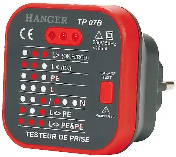 Testeur de prise - HANGER - TP 07B Prix Bas