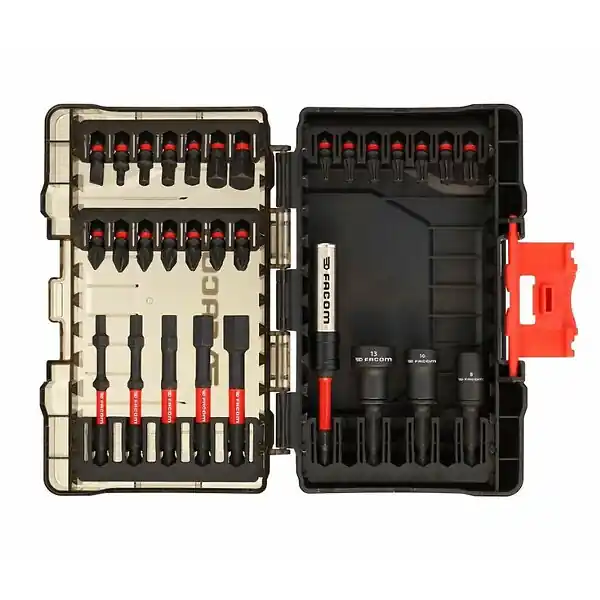 Soldes Coffret de vissage FACOM EN.1J30PB - 30 embouts Impact Flextorq