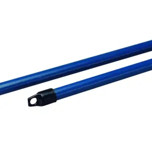 Must-Have Manche à balai en bois peint Bleu à vis 125cm NESPOLI
