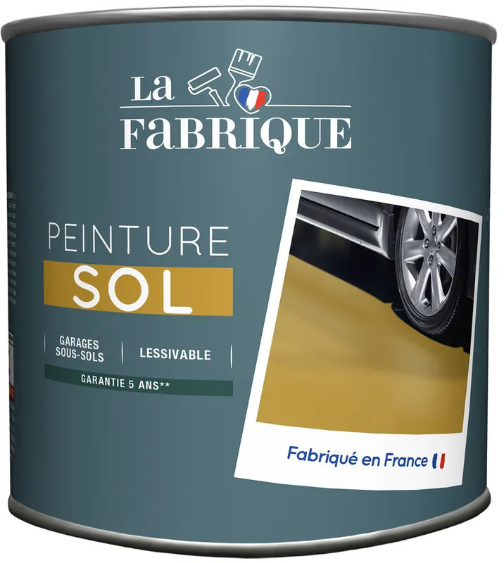 Peinture spéciale sol gris cendre satin 500 ml LA FABRIQUE Expédié Aujourd'hui