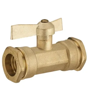 Usine Directe Vanne double à compression diamètre 25 pour tube polyéthylène QUICK PLOMBERIE