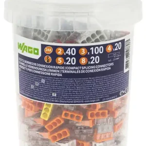Livraison Express WAGO POT 200 BORNES S2273 (40x2E+100x3E+20x4E+20x5E+20x8E)