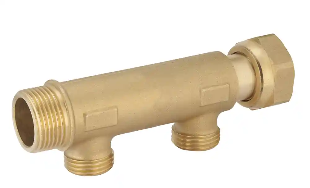 Collecteur 2 départs mâle 15 x 21 écrou libre mâle femelle 20 x 27 QUICK PLOMBERIE Soldes