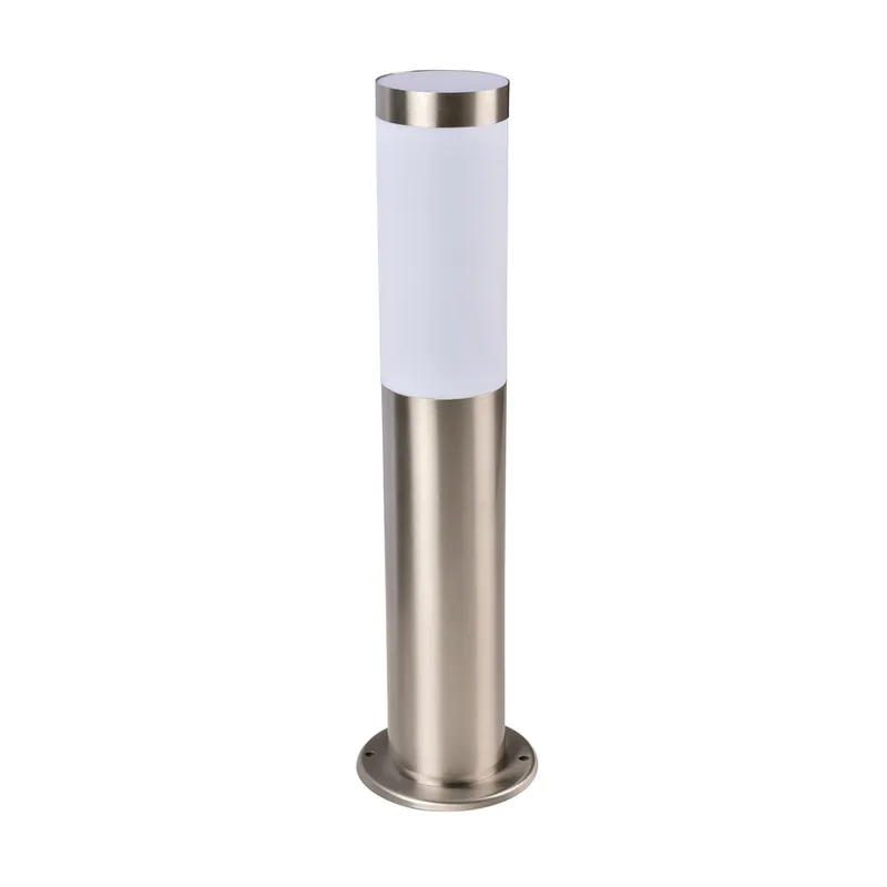 Paiement Sécurisé Borne extérieur E27 45cm Davis nickel brossé IP44 60W - COREP