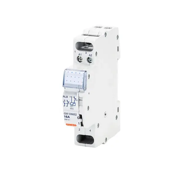 Soldes Télérupteur 16 A - 1 contact NO - 12 V - 1 module - GEWISS - GWD6642