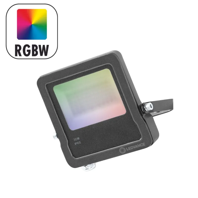 Achetez Aujourd'hui Projecteur extérieur LED connecté Smart + anthracite IP65 2400 lumens RGBW - LEDVANCE