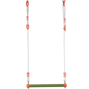 Meilleur Choix Trapèze en métal pour portique - L.40xH.130xP.2.5cm CERLAND