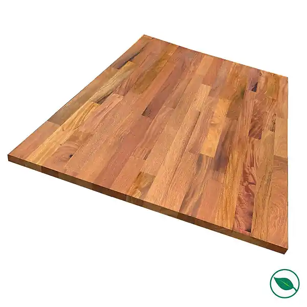 Marque Tablette acajou massif huilé lamellé collé abouté 2000 x 300 x 18 mm - FSC 100% FORESTEA