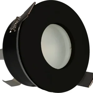 Spot LED encastrable salle de bain GU5.3 IP65 12V Noir - Amber ARLUX Usine Directe