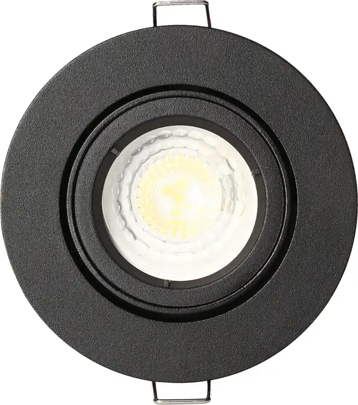 Seulement Aujourd'hui Spot LED encastrable GU10 BBC orientable Noir - Birdy ARLUX