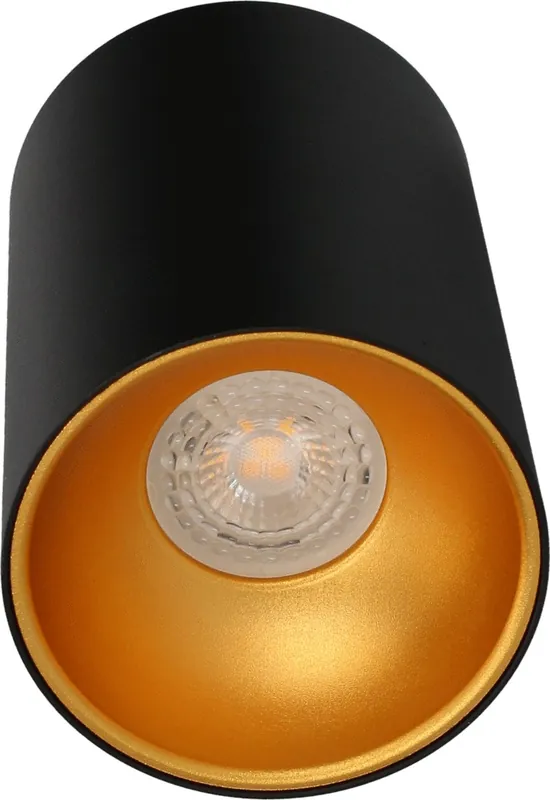 Spot saillie GU10 14cm noir doré ARLUX Populaire