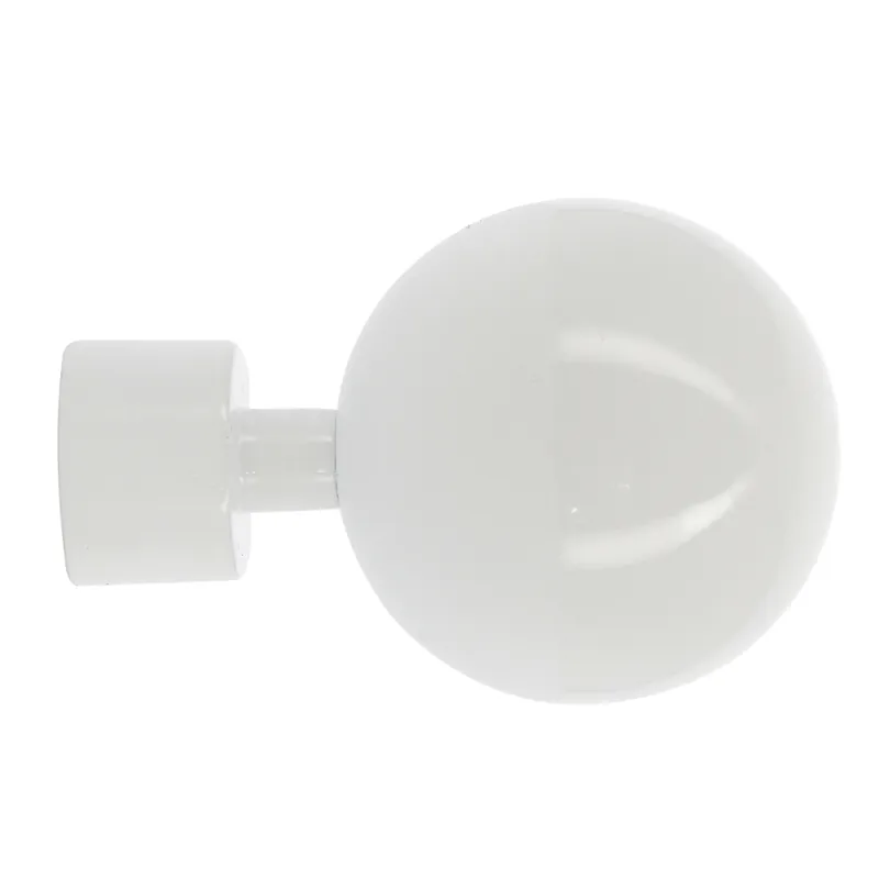 Embout déco boule à visser diam 16 mm Finition Blanc brillant - MOBOIS Promotion
