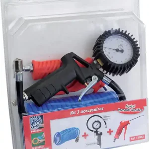 Top Vente Kit gonflage aluminium 3 accessoires tuyau 5 m PRODIF