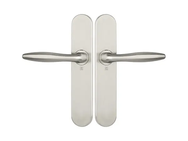 Ensemble sur plaques série JADE 1594 acier type bec de cane finition inox - HERACLES - B-INOX-SP21 Populaire