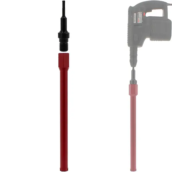 Couronne diamant Ø 32 mm avec adaptateur pour perceuse et perforateur SDS-plus GT MARKET Haute Qualité