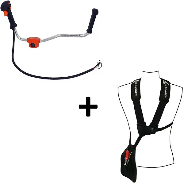 Guidon et harnais pour débroussailleuse GT GARDEN Vente Flash