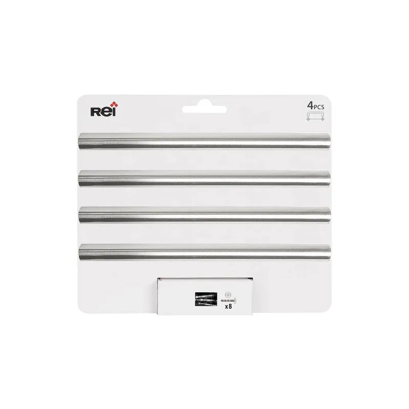 Poignée de meuble cylindrique inox entraxe 128 mm par 4 REI Promotion Saisonnière