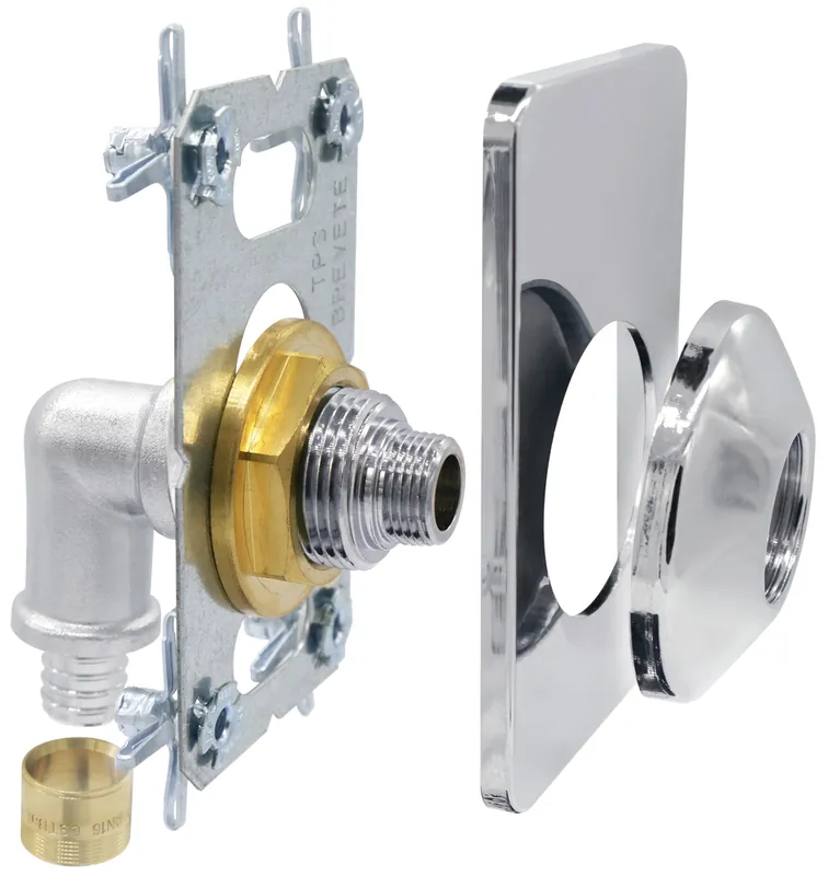 Meilleure Vente Platine WC EasyFlix à glissement pour tube PER diamètre 16 mm QUICK PLOMBERIE
