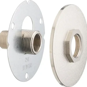 Offre Du Jour Platine d‘arrosage Easy Fix pour tube multicouche mâle 15 x 21 nickelée QUICK PLOMBERIE