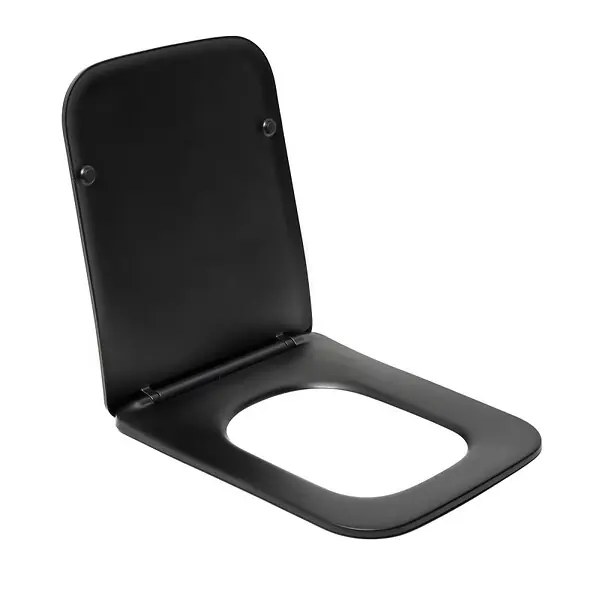 Swiss Aqua Technologies Infinitio Abattant de WC rectangulaire, Avec frein de chute, Noir (SATINFP12BKM) Achetez Aujourd'hui
