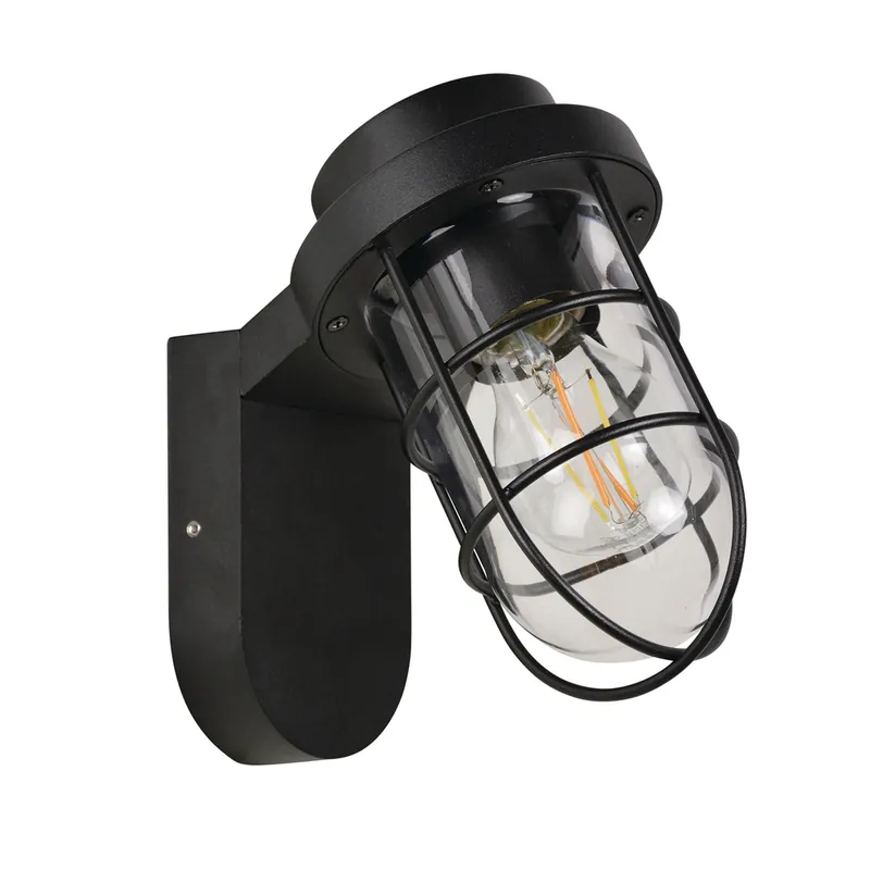 Prix Cassé Applique extérieur E27 Lacanau noir IP44 40W - COREP