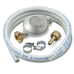 Tube souple pour gaz butane 1,5 m validité 5 ans avec détendeur HOME-GAZ Commander Maintenant
