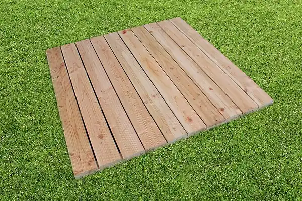 Dalle de terrasse Douglas relief - Ep.38xL.1000xl.1000mm SOLID Solde