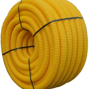 Fourreau polyéthylène jaune diamètre 63 x L.25m GAZ Livraison Express