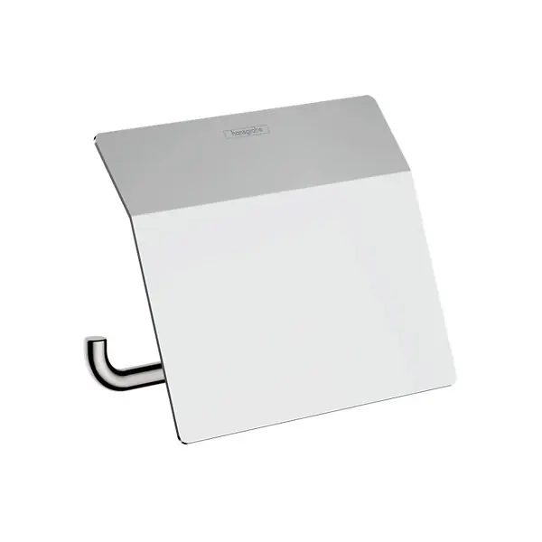 Hansgrohe AddStoris Porte-papier WC avec couvercle, Chrome (41753000) Offre Exclusive