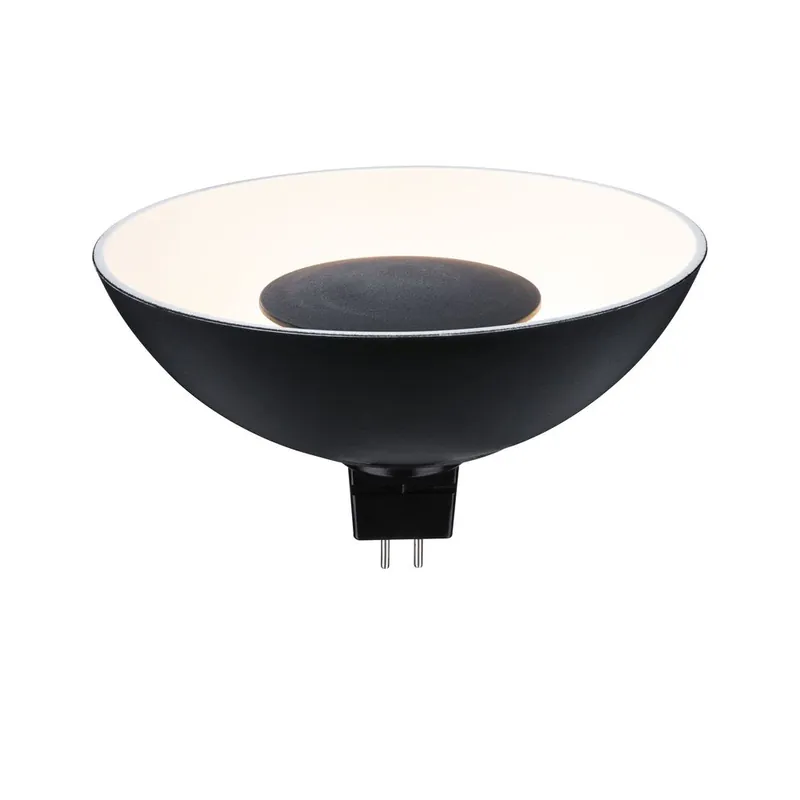 Ampoule LED GU5.3 blanc/noir 4.9 W = 440 lumens blanc chaud - PAULMANN Commander Vite
