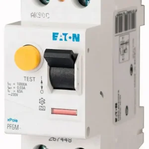 EATON INTERRUPTEUR DIFFÉRENTIEL 2X40A 30MA TYPE A, PFGM, 30mA, haute sécurité électrique EATON CAPRI Prix Bas