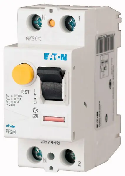 EATON INTERRUPTEUR DIFFÉRENTIEL 2X40A 30MA TYPE A, PFGM, 30mA, haute sécurité électrique EATON CAPRI Prix Bas
