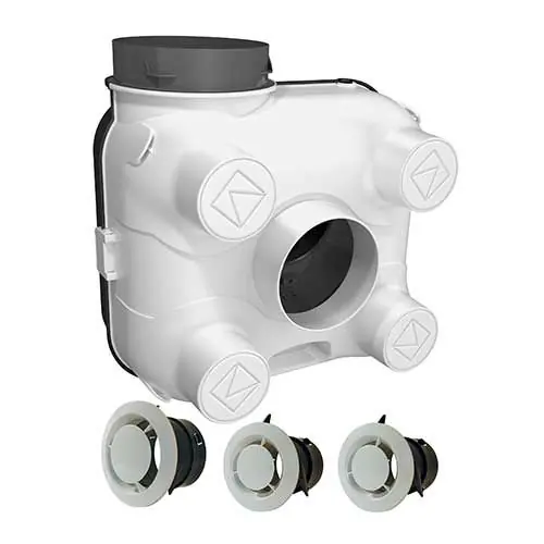 Réduction VMC Simple Flux autoréglable CITY‘ AIR AUTOGYRE