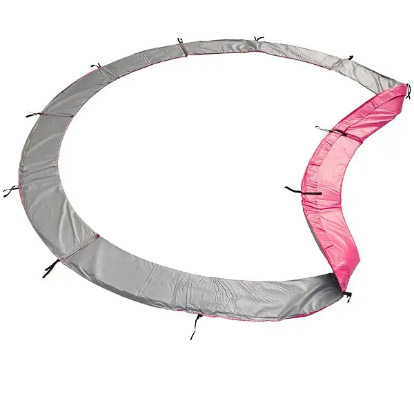 Certifié Matelas de protection réversible pour trampoline Ø245cm CANBERRA - gris/rose HAPPY GARDEN