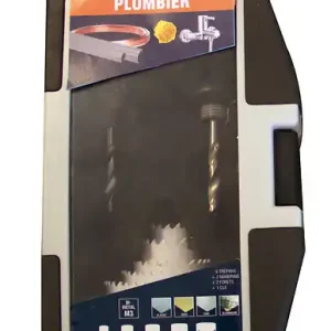 Super Prix Mallette 5 trépans plomberie - Acier - Set perçage SMARTOOL