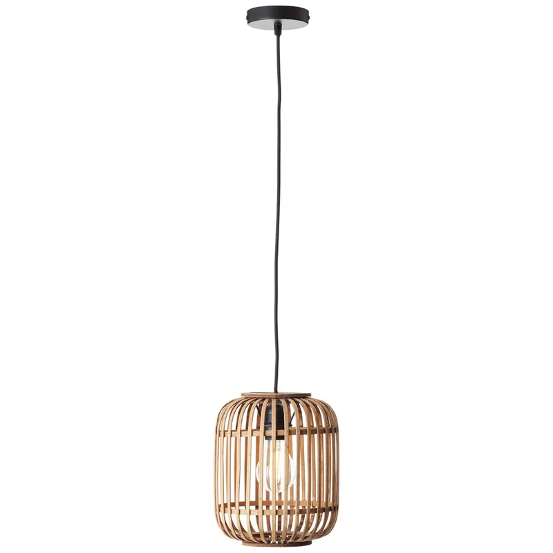 Jusqu'à Épuisement Des Stocks Suspension banbou E27 60W Ø21 cm WOODROW - BRILLIANT