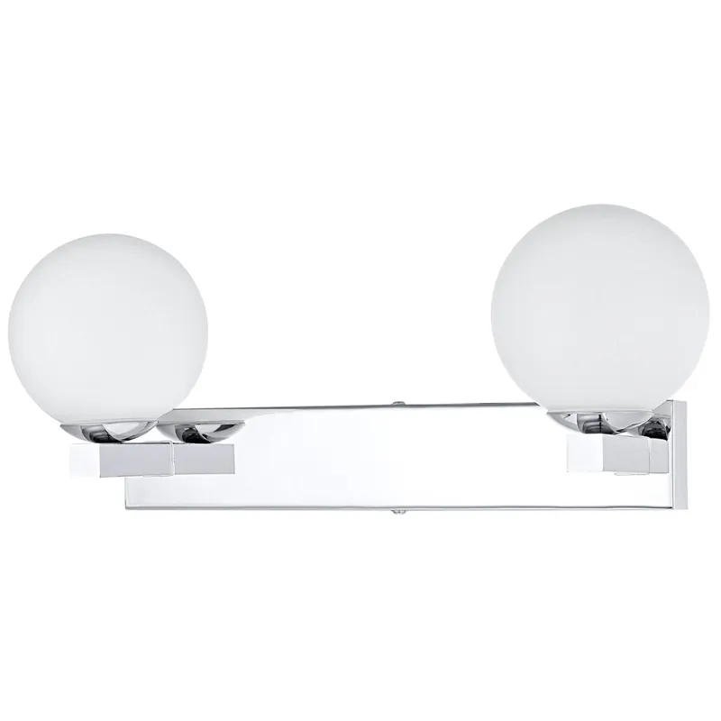 Dernier Modèle Réglette NINA 2 lumières IP44 G9 chromé - EGLO