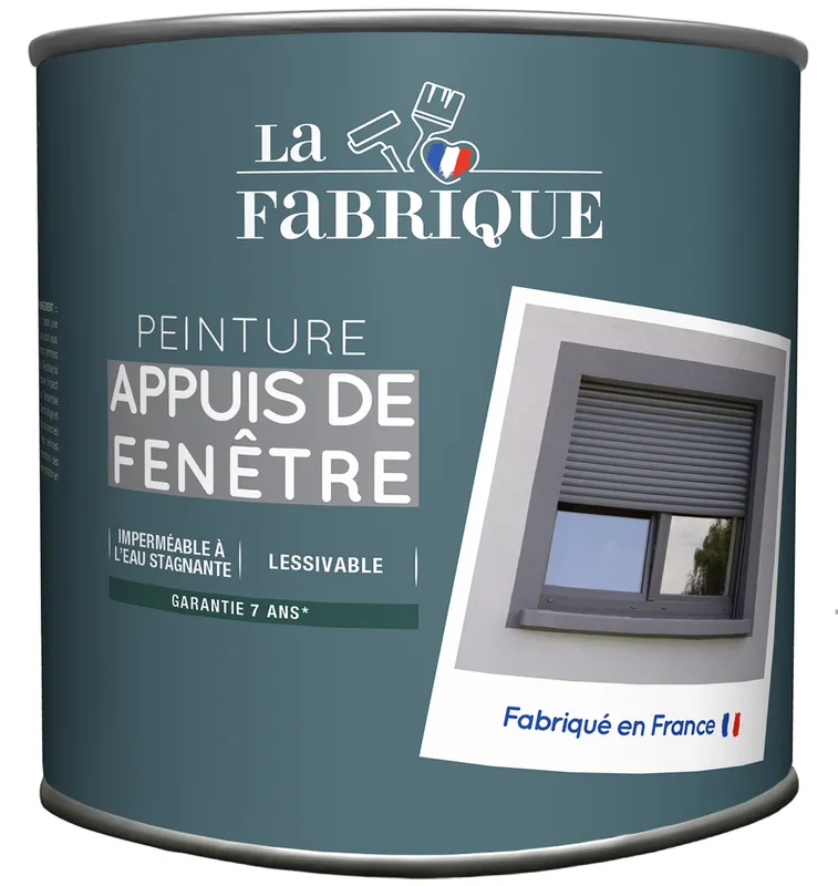 Peinture spéciale appui de fenêtre blanc 500 ml LA FABRIQUE Vente Directe
