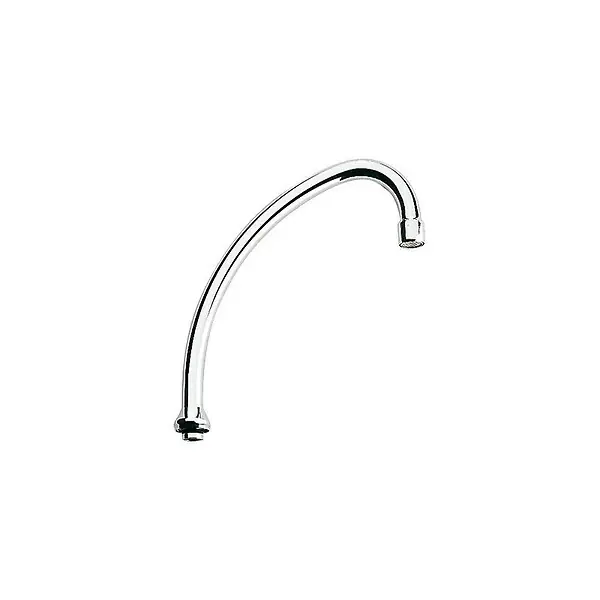 Petit Prix Bec tubulaire pour robinetterie verticale de cuisine, 1/2", Chromé (13070000) GROHE