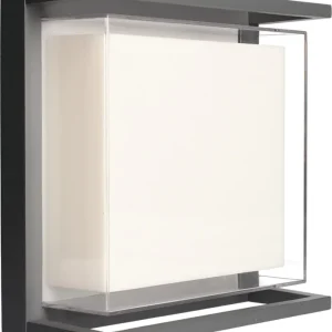 Nouvel Arrivage Applique extérieur LED Flores anthracite IP65 1000 lumens blanc chaud - ARLUX